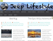 Tablet Screenshot of jeeplifestyles.com